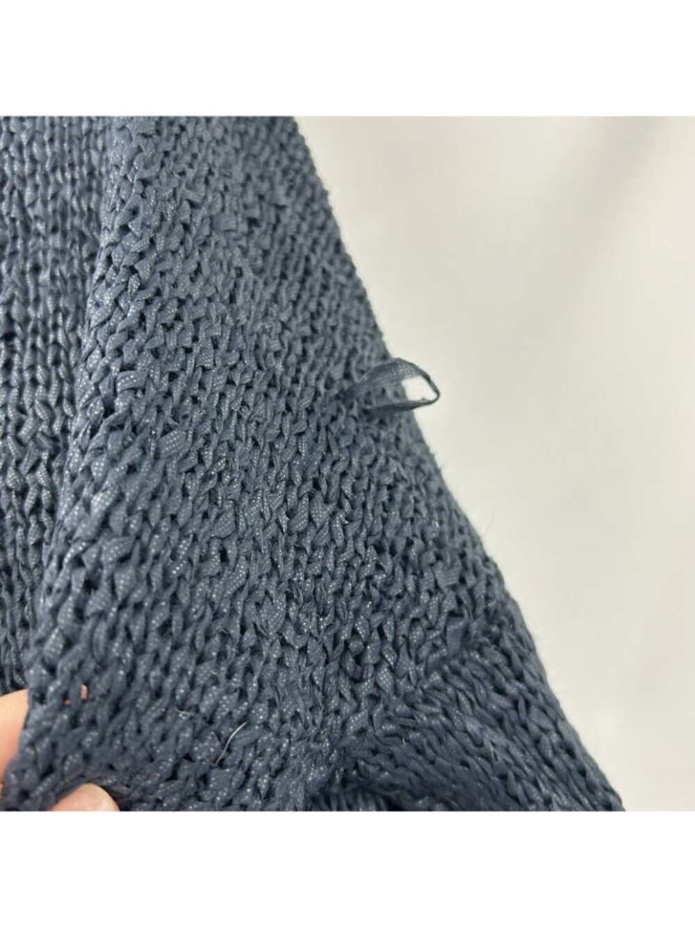Rodebjer Knotted Open-Knit Sweater Womens XS V-neck Side-Tie Detail Long Sleeve - Picture 16 of 16